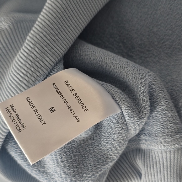 Race Service Blue Hoodie with RS Logo - Picture 6 of 6